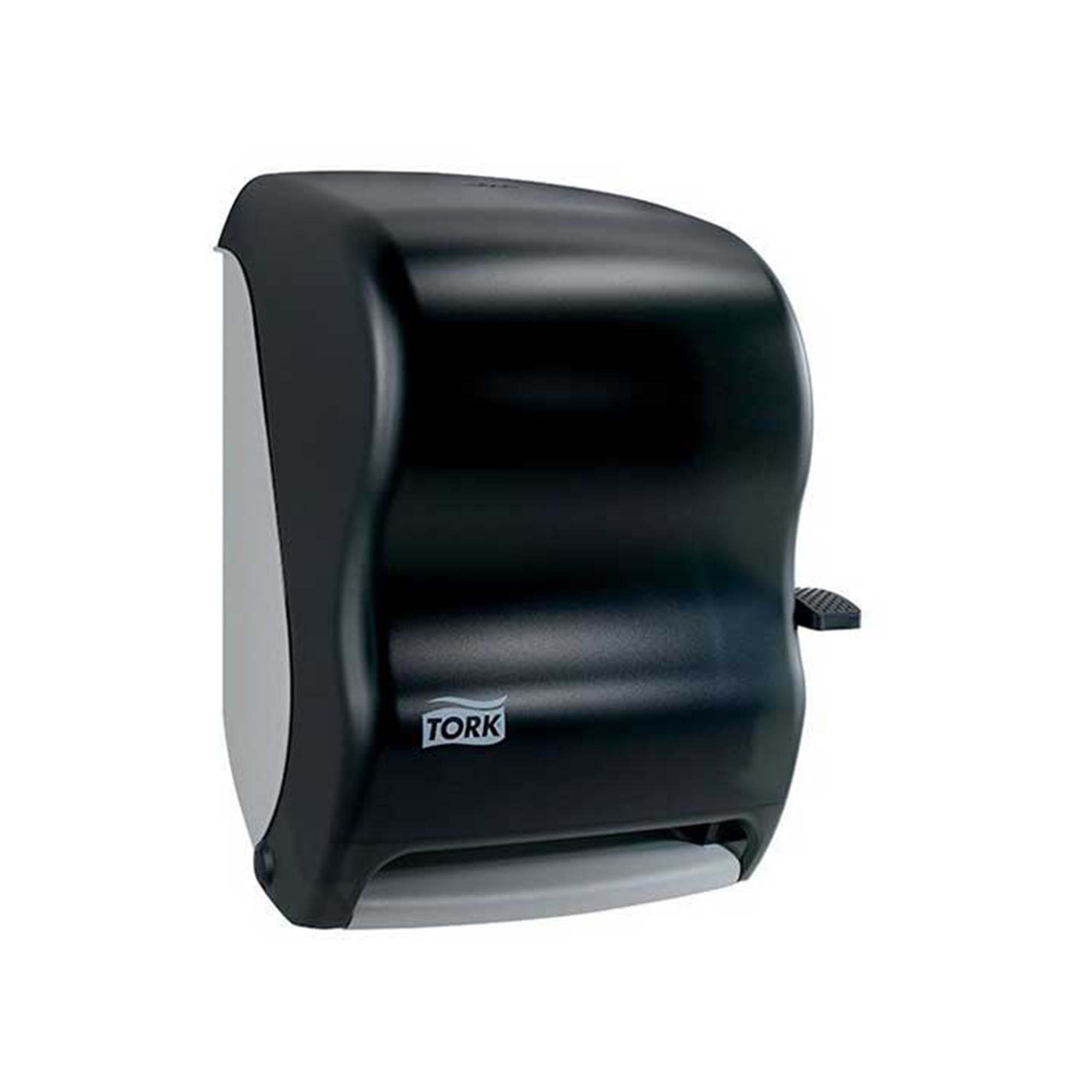Tork Lever Auto Transfer Hand Towel Roll Dispenser — High-Capacity, Durable Plastic, Smoke-Colored, Model# ESS84TR